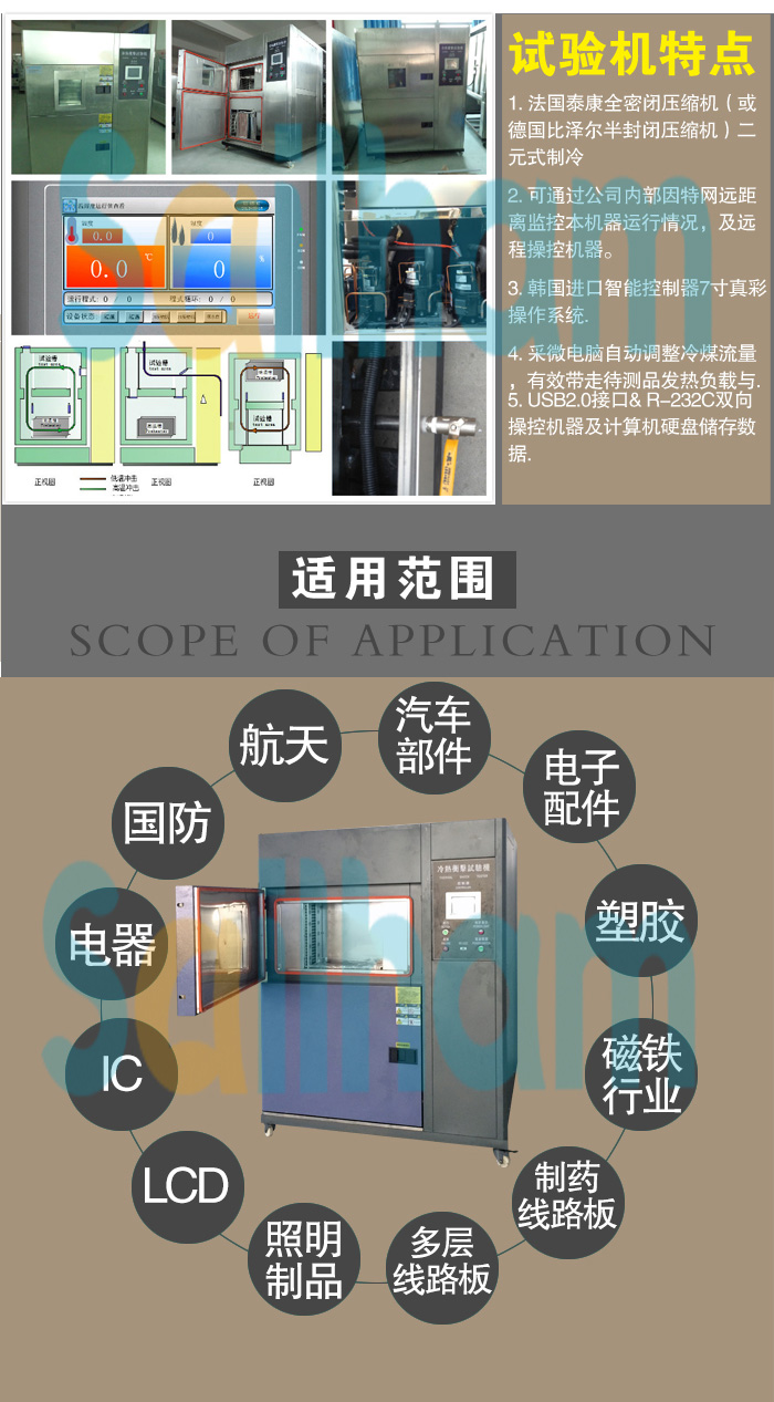 冷热冲击试验箱细节图介绍
